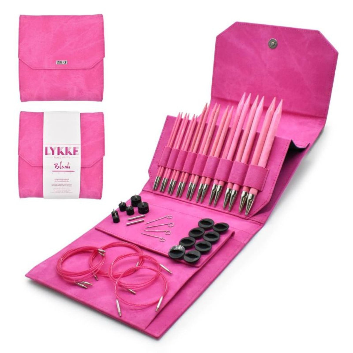 Lykke Blush 13 cm Nadelspitzen - Set (4,5 mm - 12 mm)