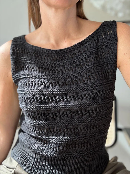 LACEY LOOP TOP - Strickset