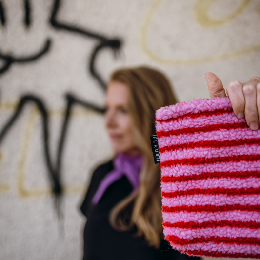 Plüsch-Tasche „StripePop“