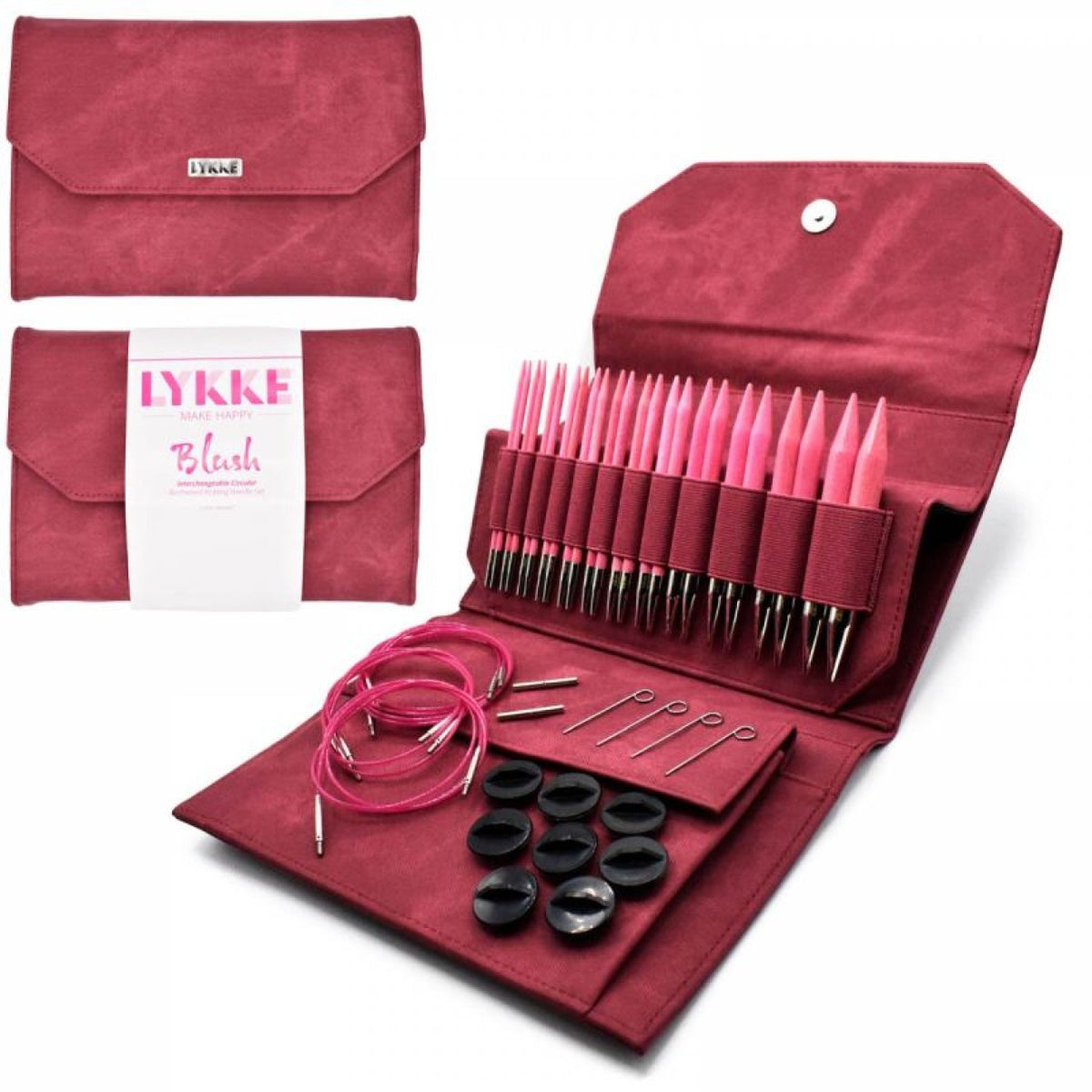 Lykke Blush 13 cm Nadelspitzen - Set (3,5 mm - 12 mm)