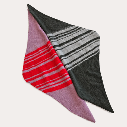 Barcode Scarf - Strickset