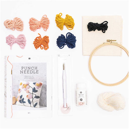 Punch Needle Set "Blume" inkl. Punch Needle