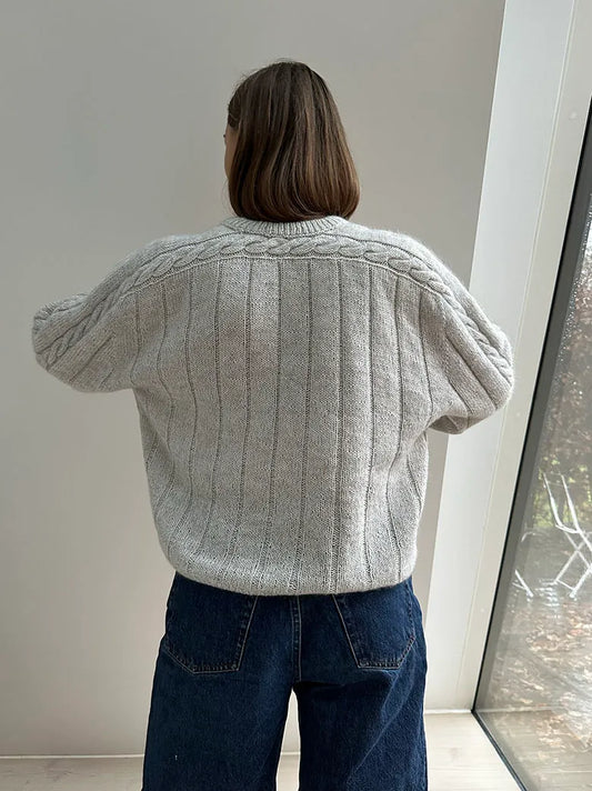 BRAIDY LOOP SWEATER - Strickset