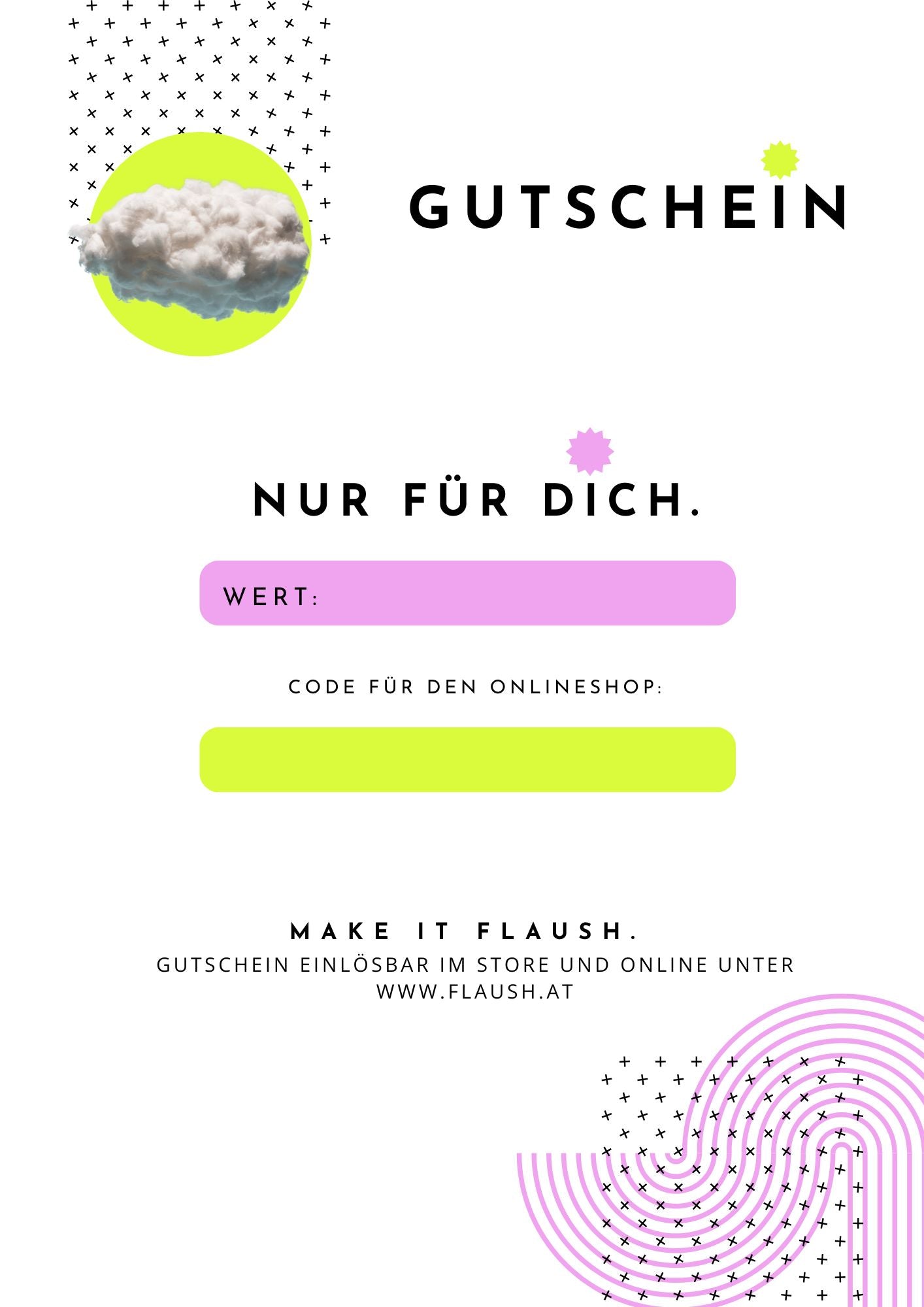 Digitaler flaush Gutschein (print@home)