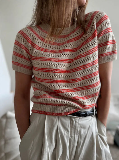 HALO LOOP TEE - Strickset