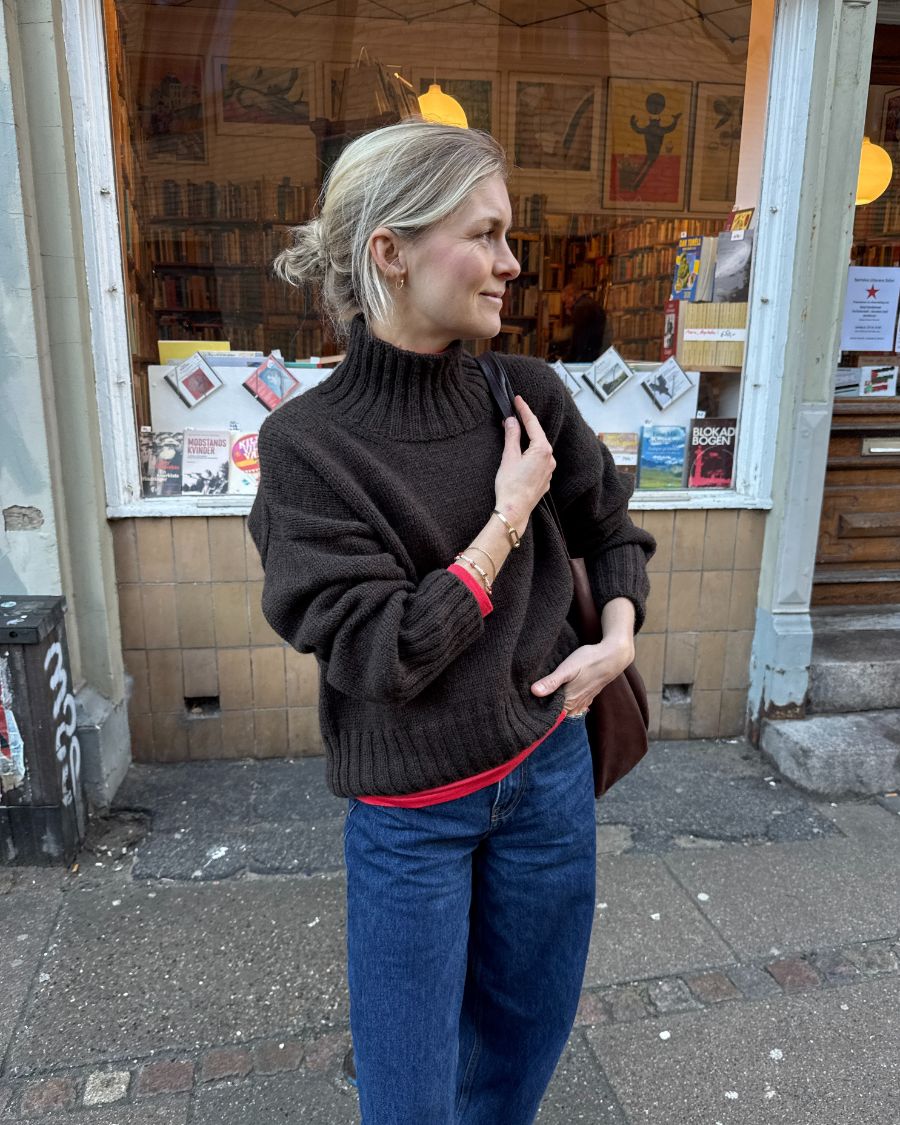 Hannah Sweater O-neck - Strickset