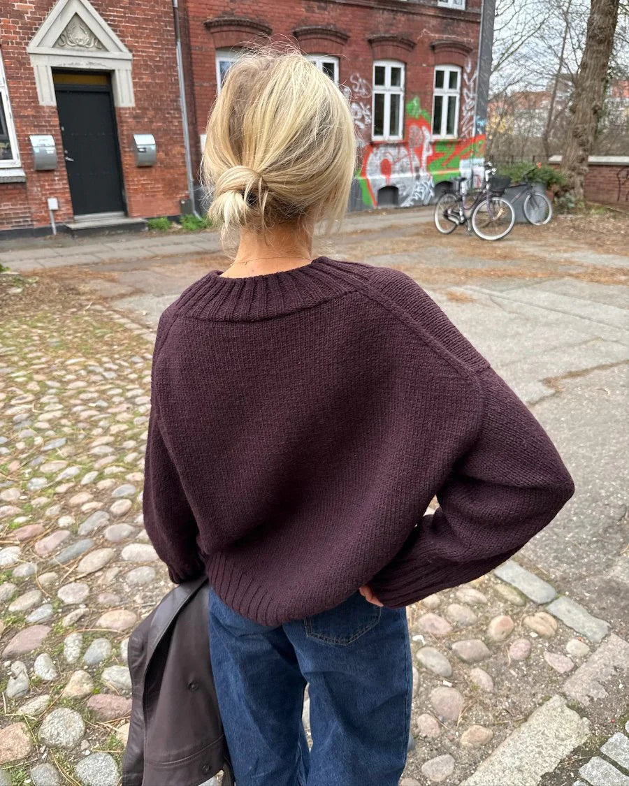 Hannah Sweater V-neck - Strickset
