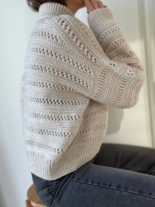LACEY LOOP ROLL NECK - Strickset