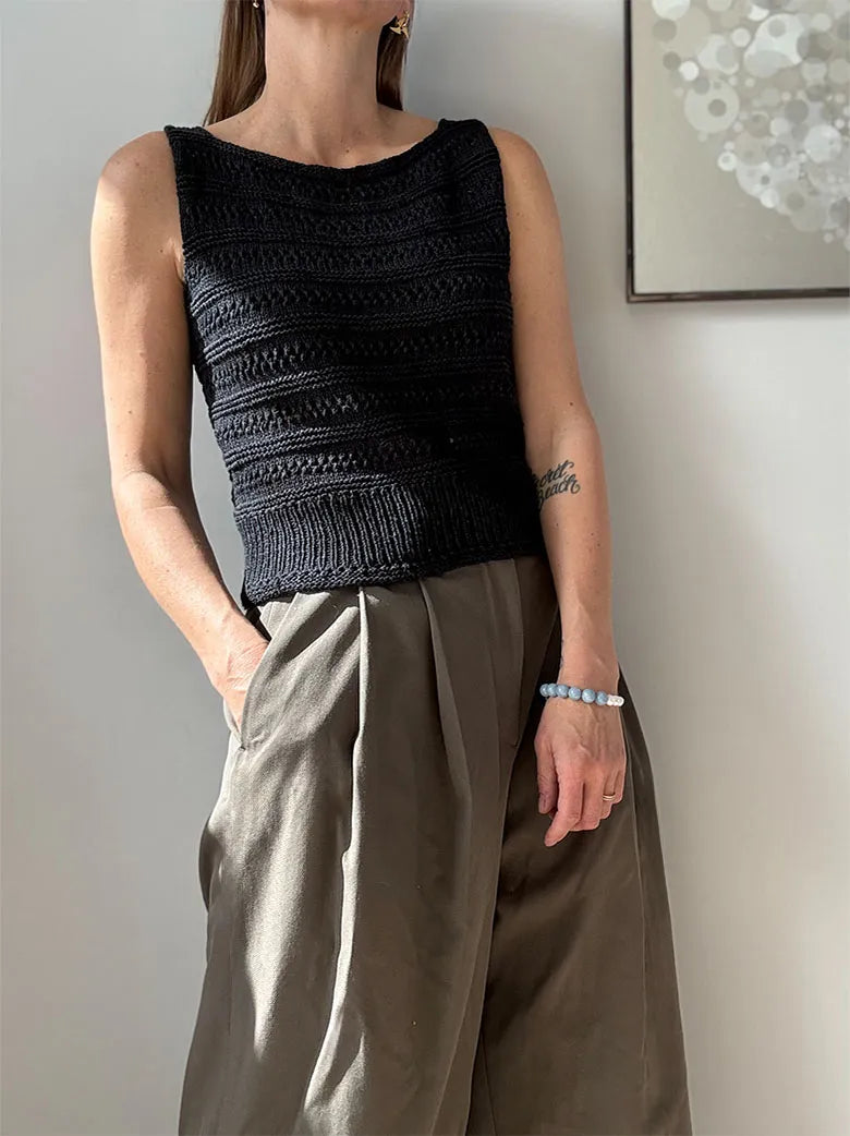 LACEY LOOP TOP - Strickset