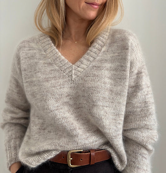 Saharan Sweater V-Neck - Strickset
