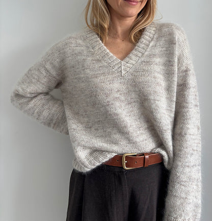 Saharan Sweater V-Neck - Strickset