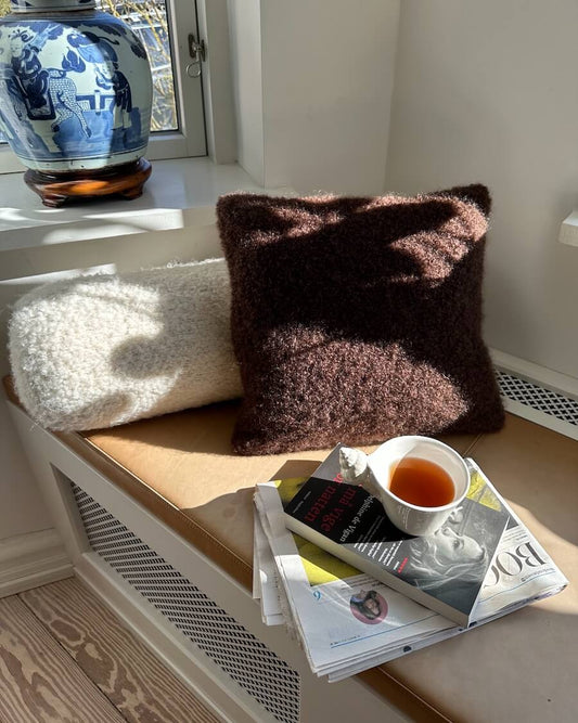 Teddy Pillow - Strickset 50 cm x 50 cm