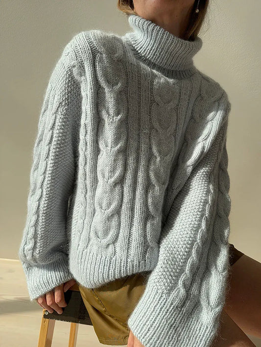 TULIP LOOP ROLLNECK - Strickset