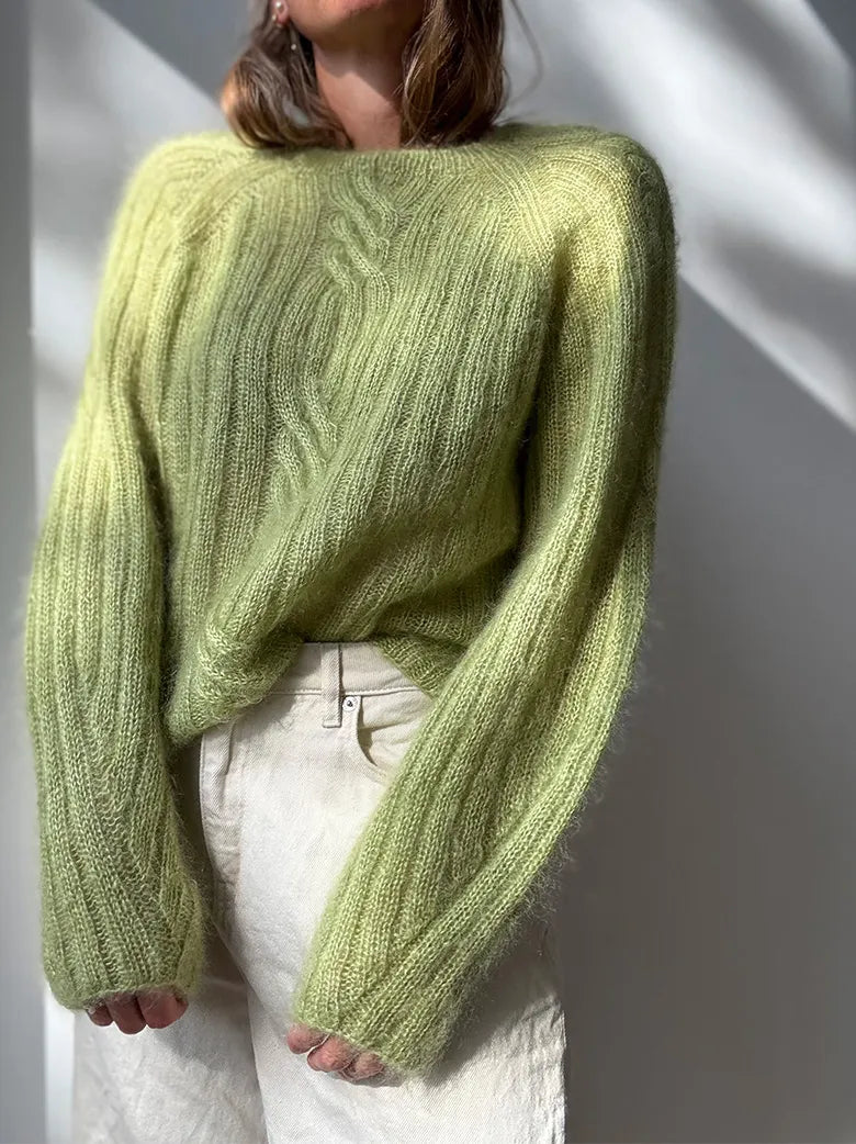 TWIST LIGHT LOOP SWEATER - Strickset