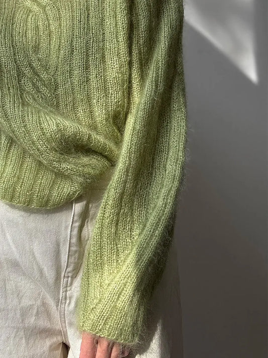 TWIST LIGHT LOOP SWEATER - Strickset